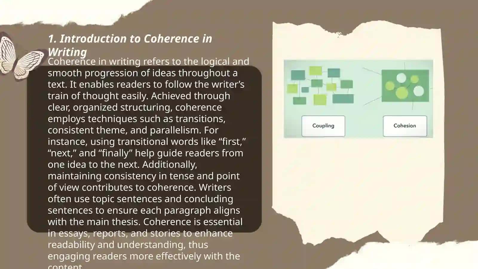 Coherence and cohesion 3