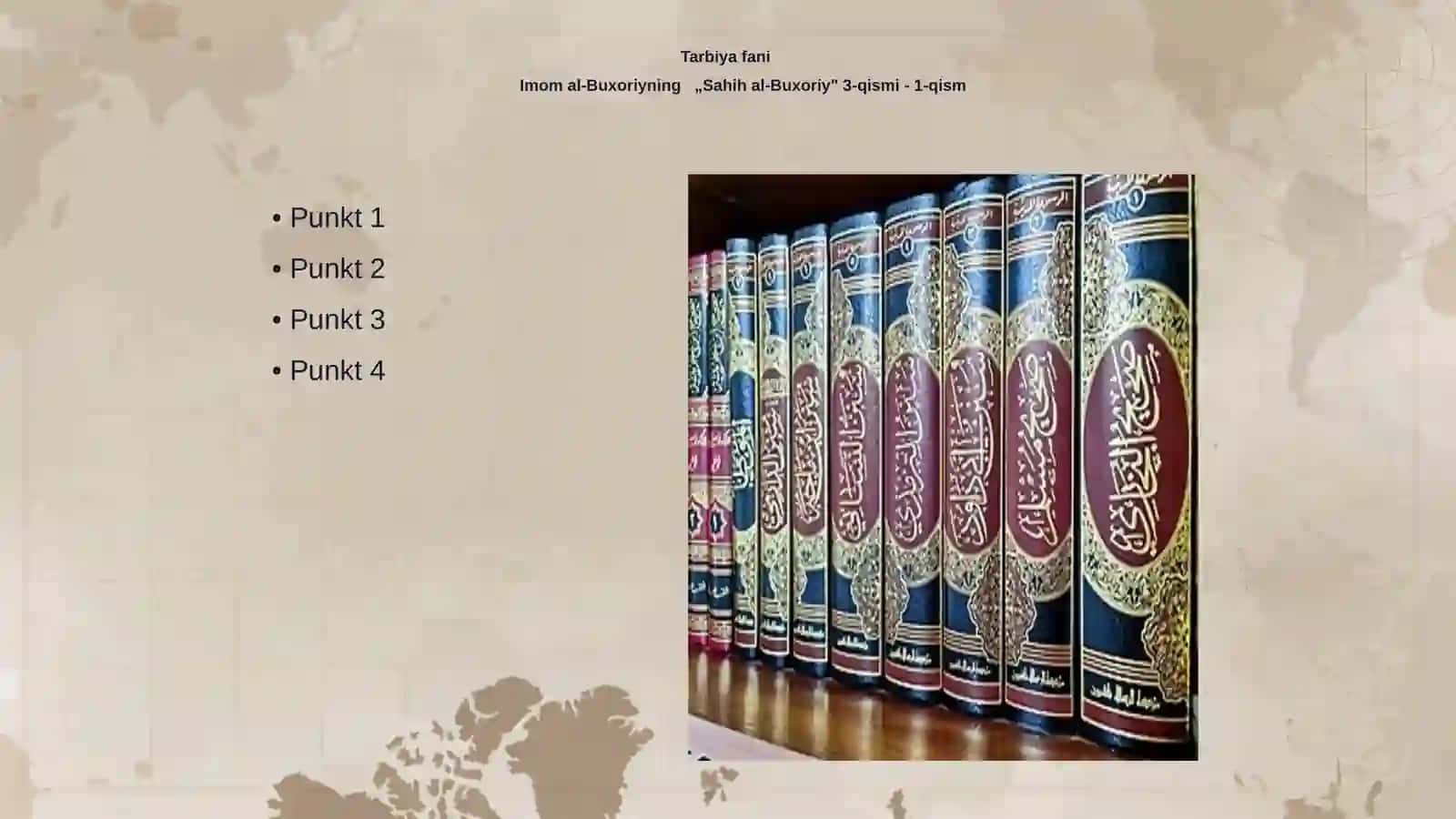 Imom al-Buxoriyning „Sahih al-Buxoriy" 3-qismi 3