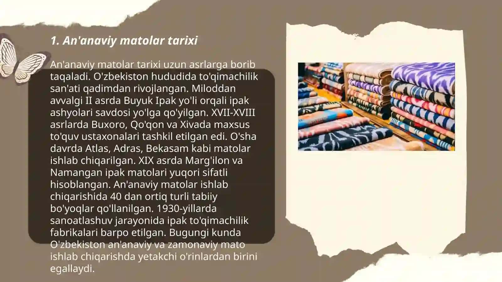 An'anaviy matolardan kiyim tayyorlash texnologiyasi 3
