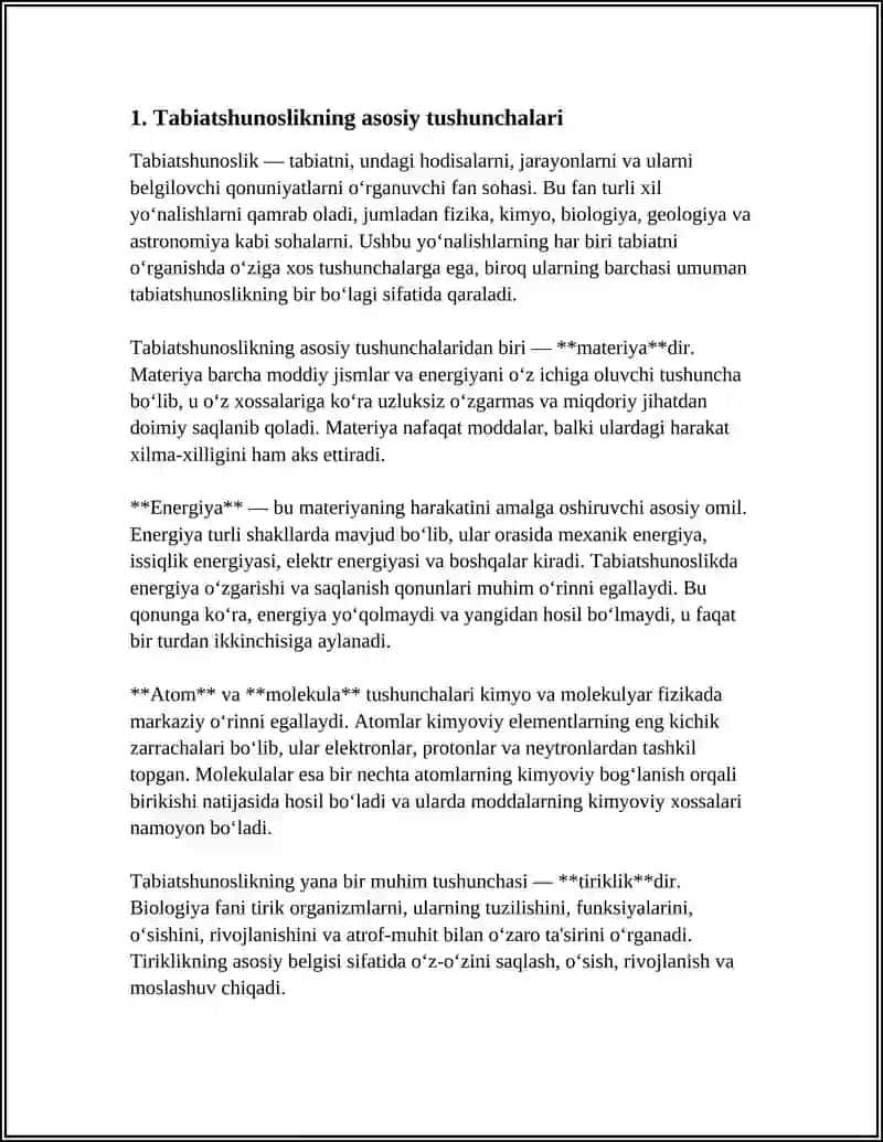 Materiya va energiya 3