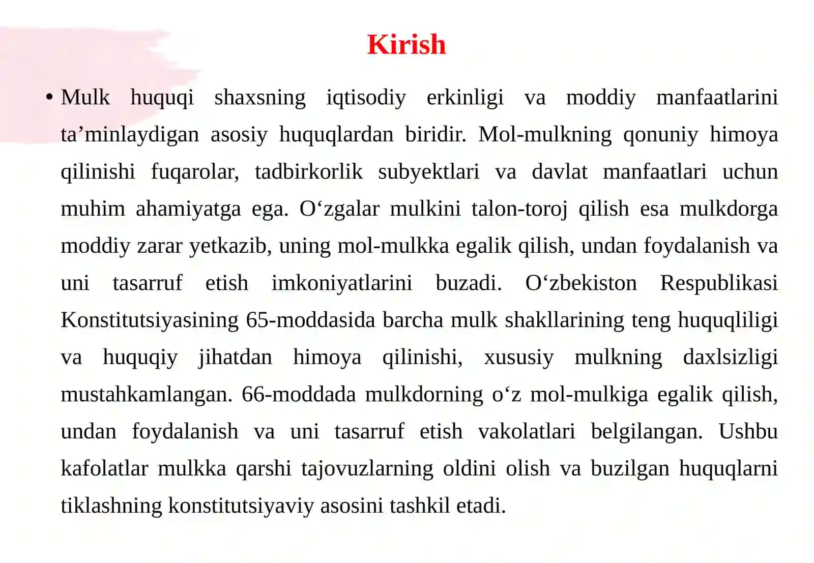 Oʻzgalar mulkini talon-toroj qilish. 3