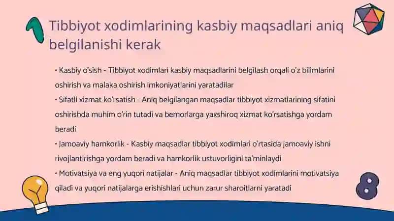 Boʻlajak tibbiyot xodimlarining kasbiy faoliyatiga tayyorlashda anglangan motivlarning shakllantirish 3