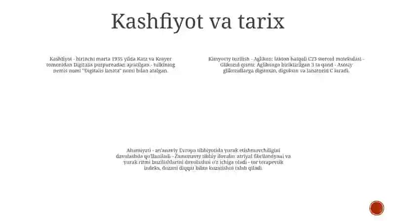 Yurak Glikozidlarning Kimyoviy Tuzilishi Va Ahamiyati 3