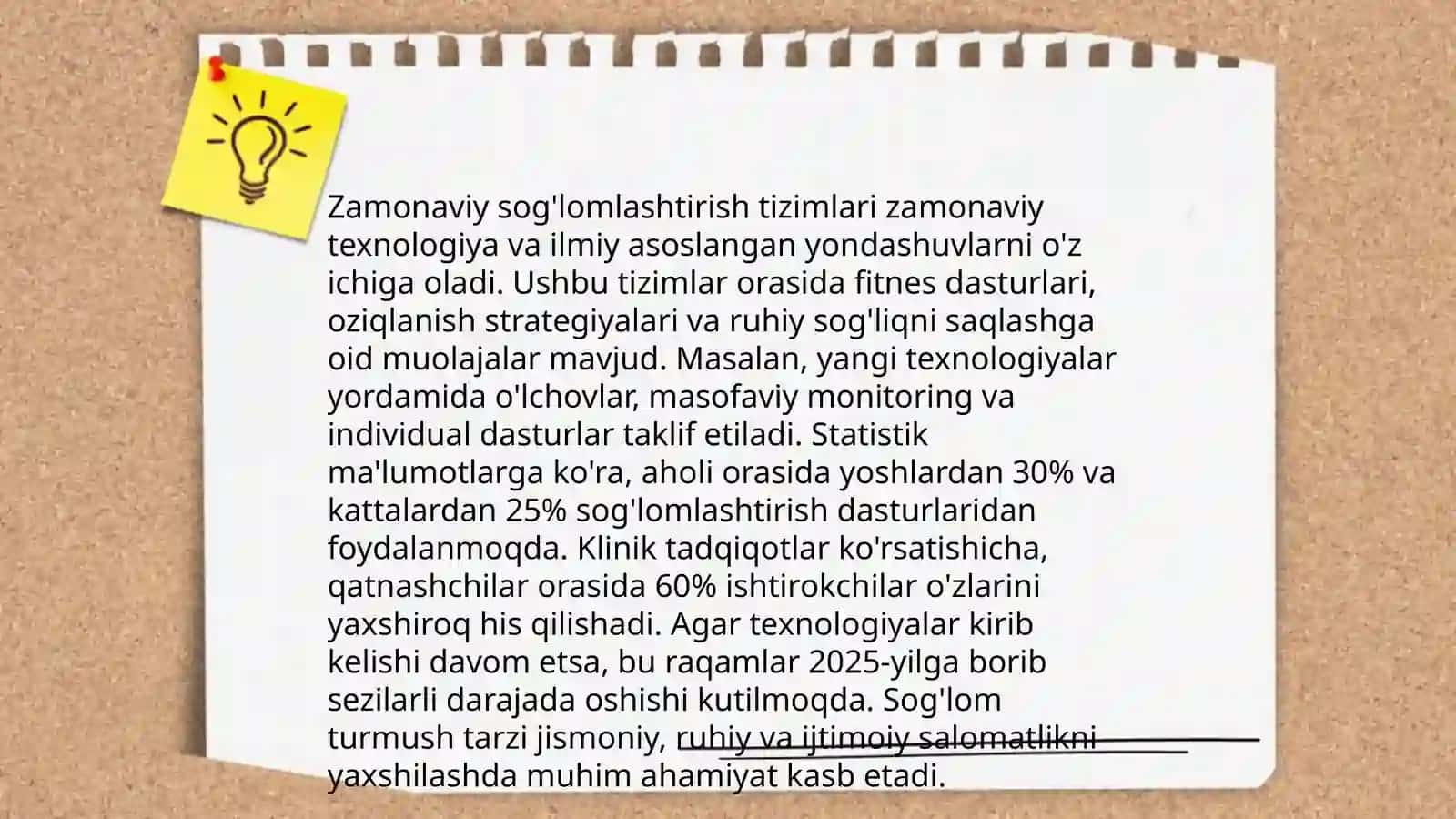 Zamonaviy sog'lomlashtirish tizimlari. Ertalabki gigiyenik badantarbiya mashqlarini bajarish 3