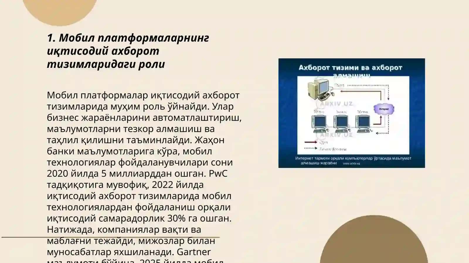 Мобил платформаларнинг иқтисодий ахборот тизимларидаги роли 3