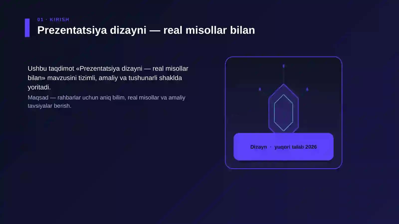 Prezentatsiya dizayni — real misollar bilan 3