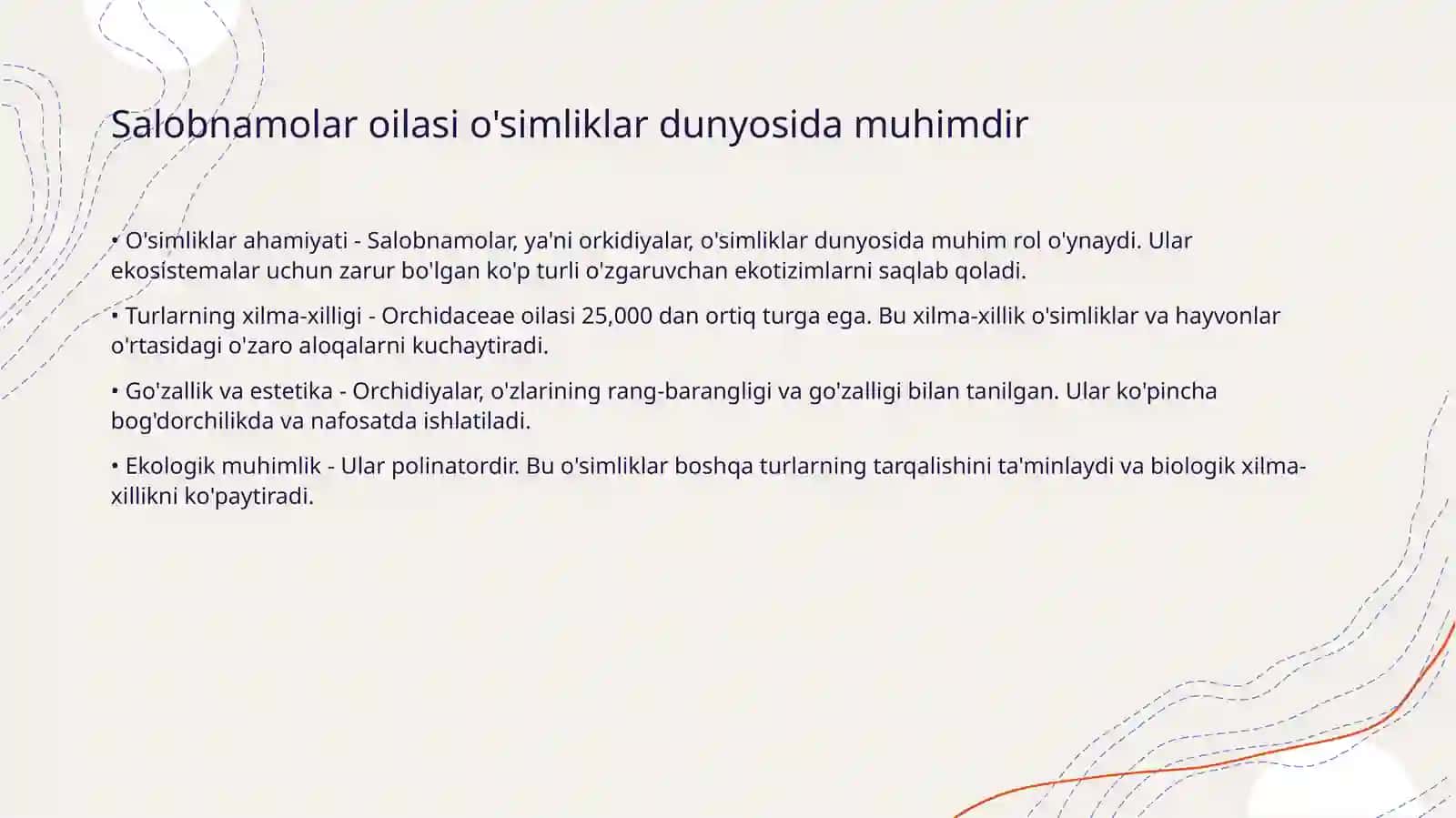 Salobnamodoshlar oilasi tavsifi va asosiy turlari 3