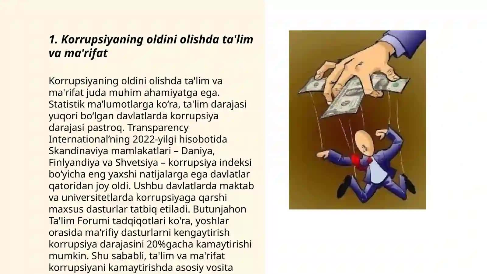 Bugungi kunda korrupsiyaga qarshi kurashishning samarali mexanizmlari 3