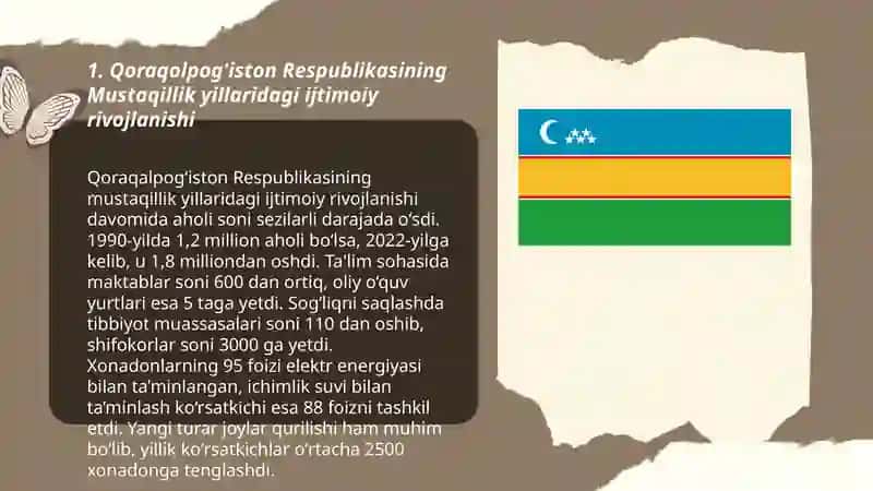 Mustaqillik yillarda Qoraqolpogiston Respublikasi 3