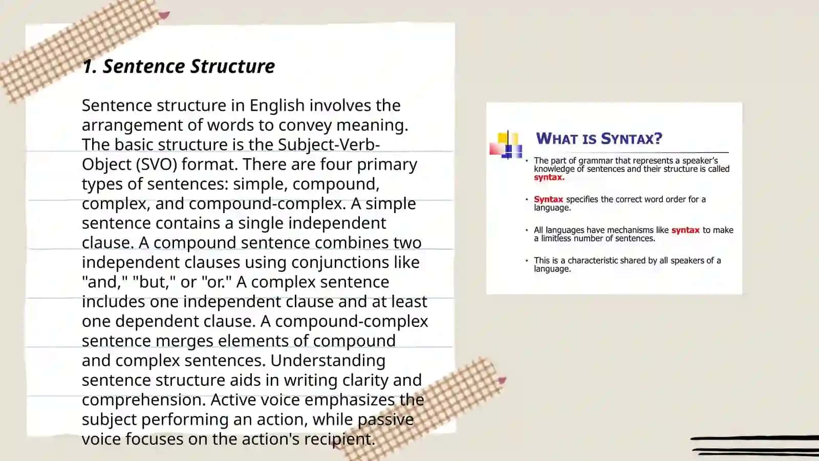 Syntax 3