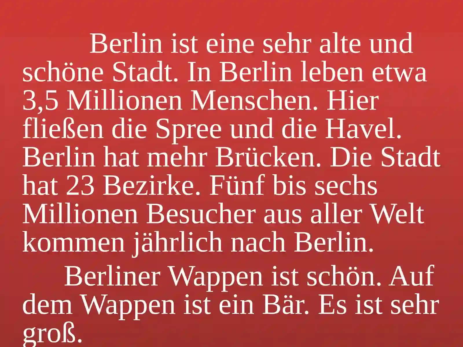 Thema:Gesamtinformationüber dem sprachlernende Land 3