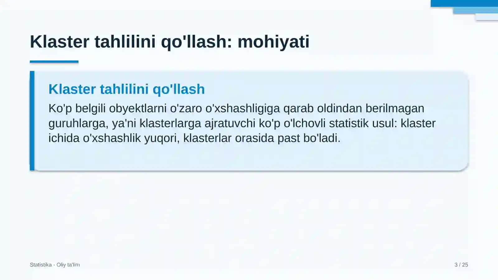 endokrinologiya dispanserlarida klaster tahlilini qo'llash 9910 3