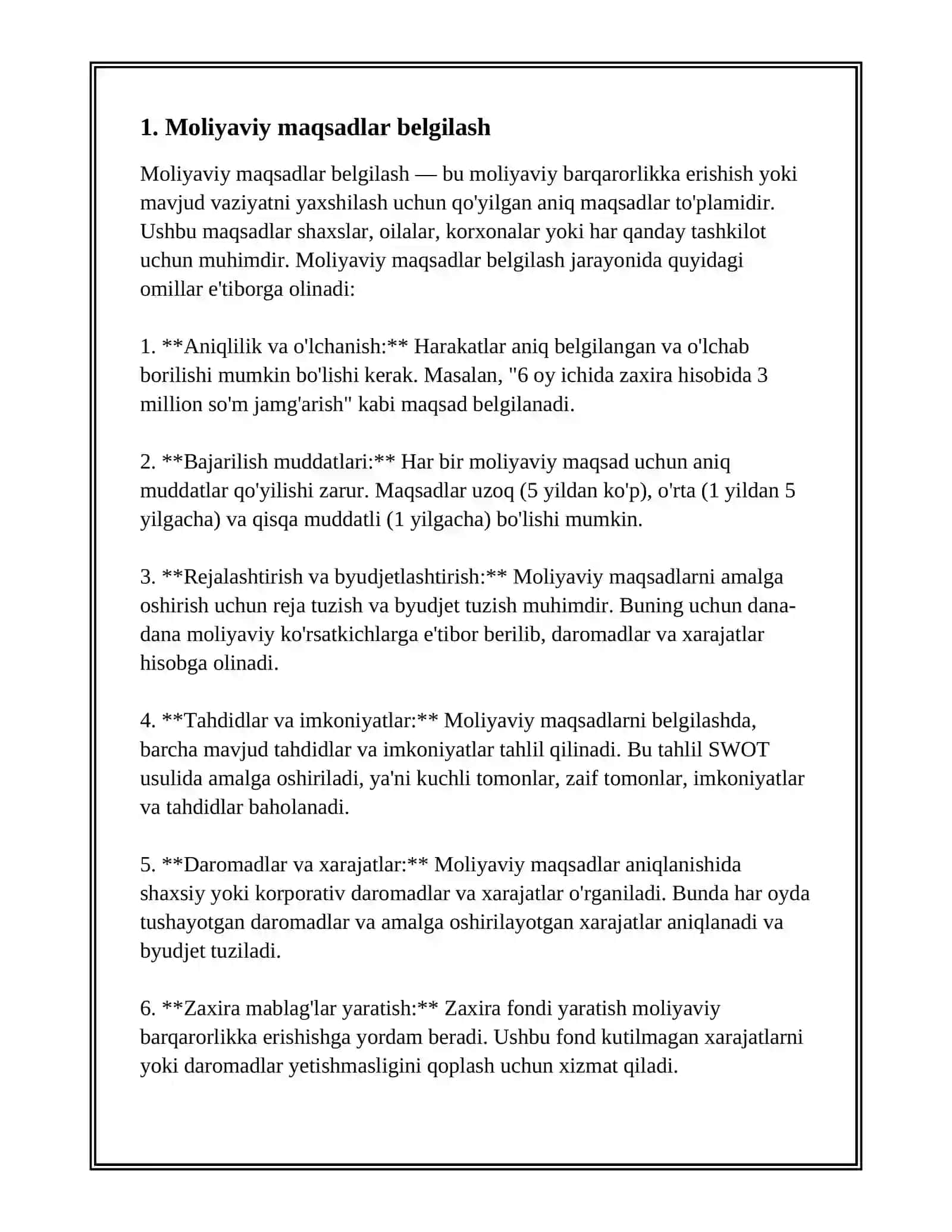 O’QUVCHILARDA MOLIYAVIY SAVODXONLIK ASOSLARI 3