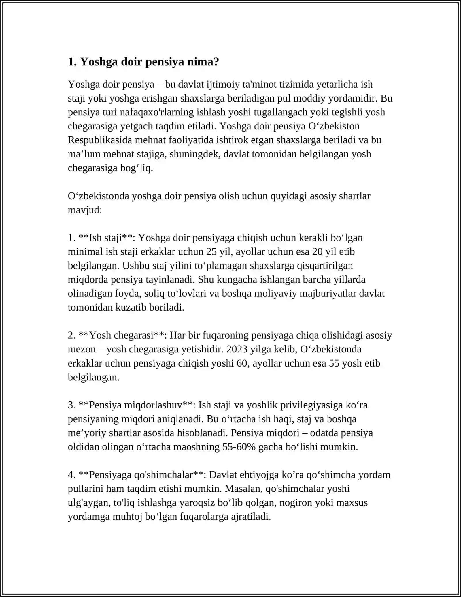 YOSHGA DOIR PENSIYALAR,NOGIRONLIK TUSHUNCHASI VA UNI BELGILASH TARTIBI 3
