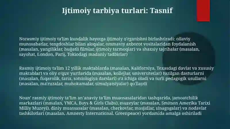 Ijtimoiy ta'lim 3
