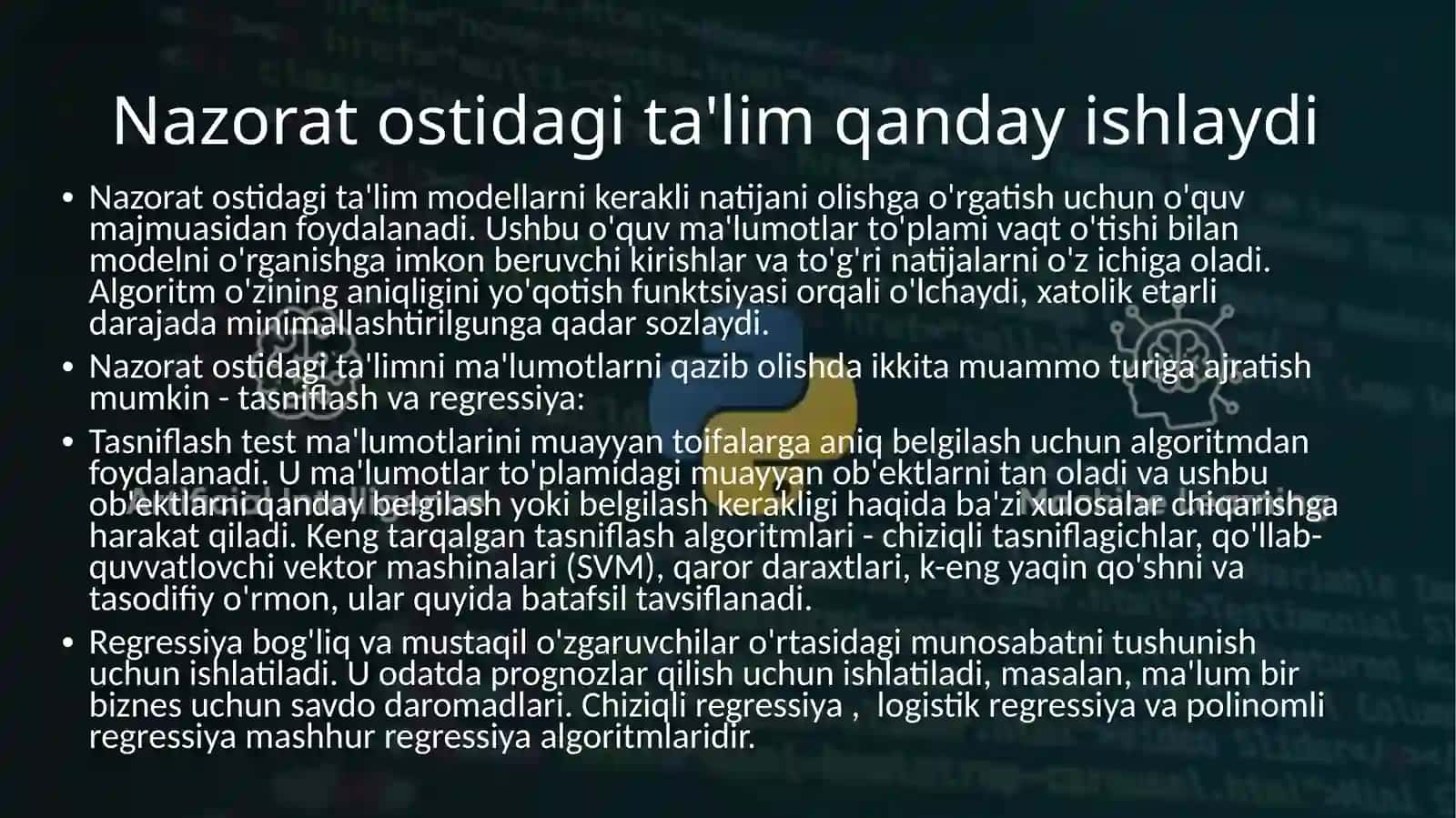 NAZORAT OSTIDAGI TA'LIM 3
