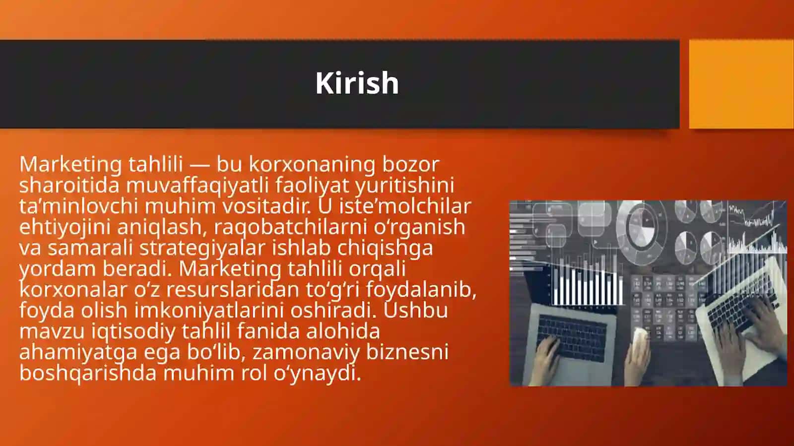 Marketing tahlili usullari 3