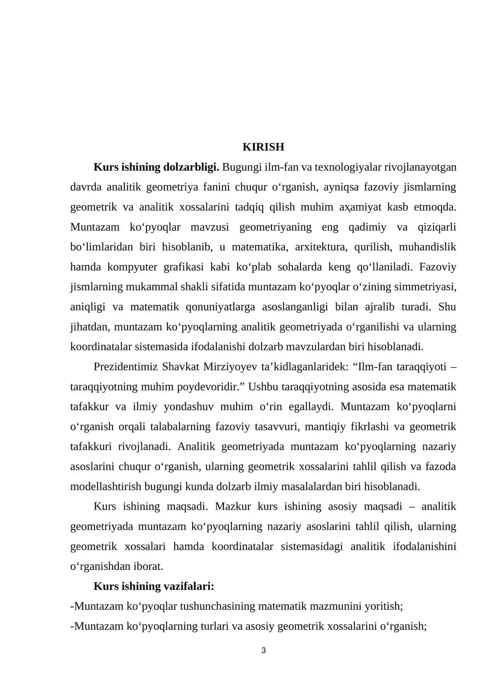Muntazam ko‘pyoqlar 3