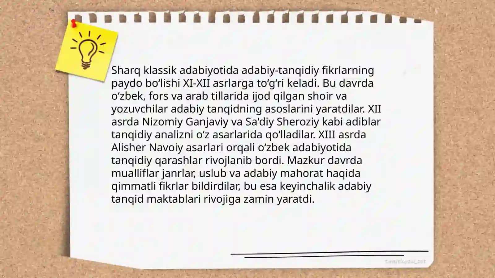 Sharq klassik adabiyotida adabiy-tanqidiy fikrlar taraqqiyoti 3