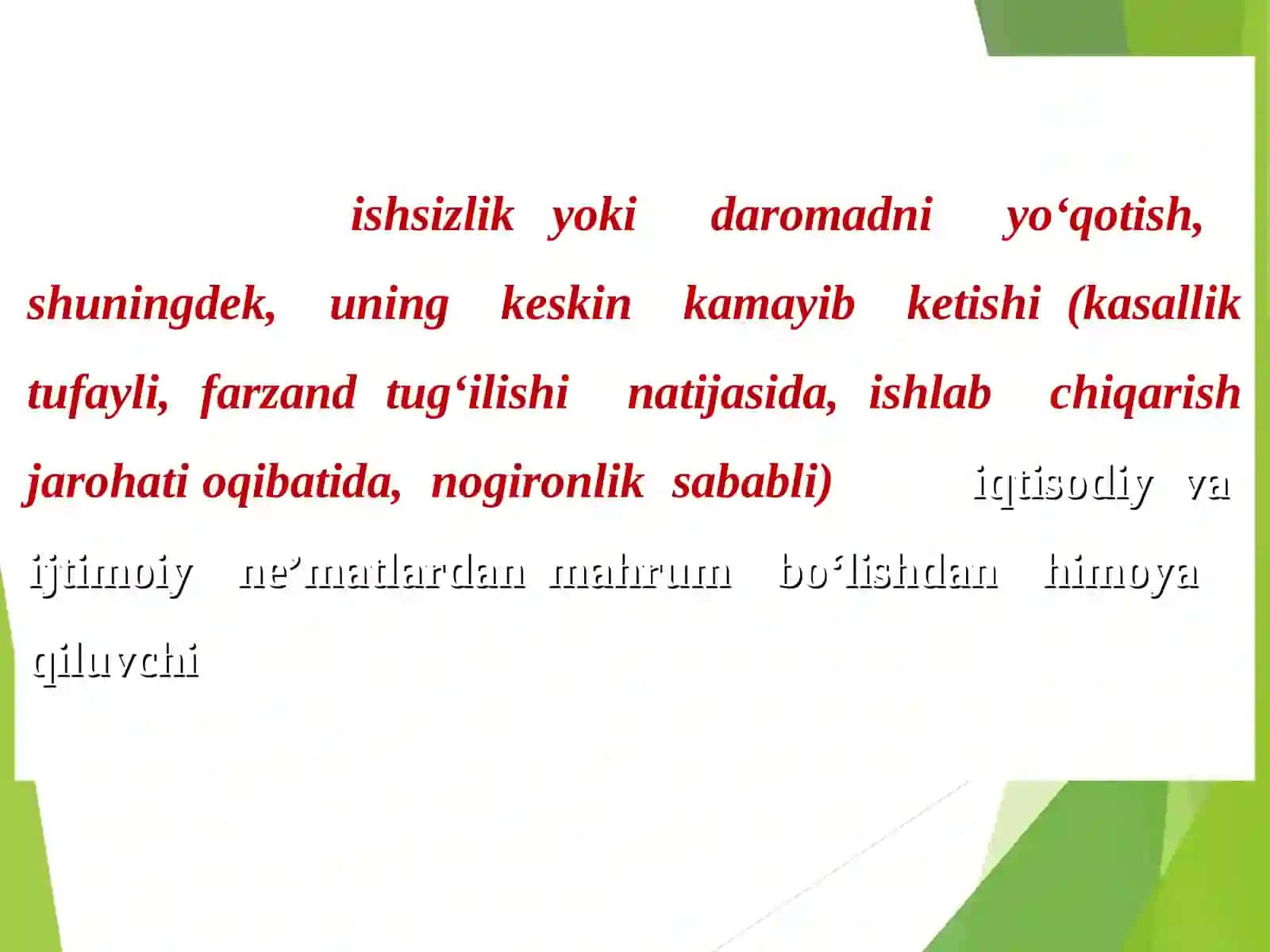 Ijtimoiy himoyalash asoslari 3