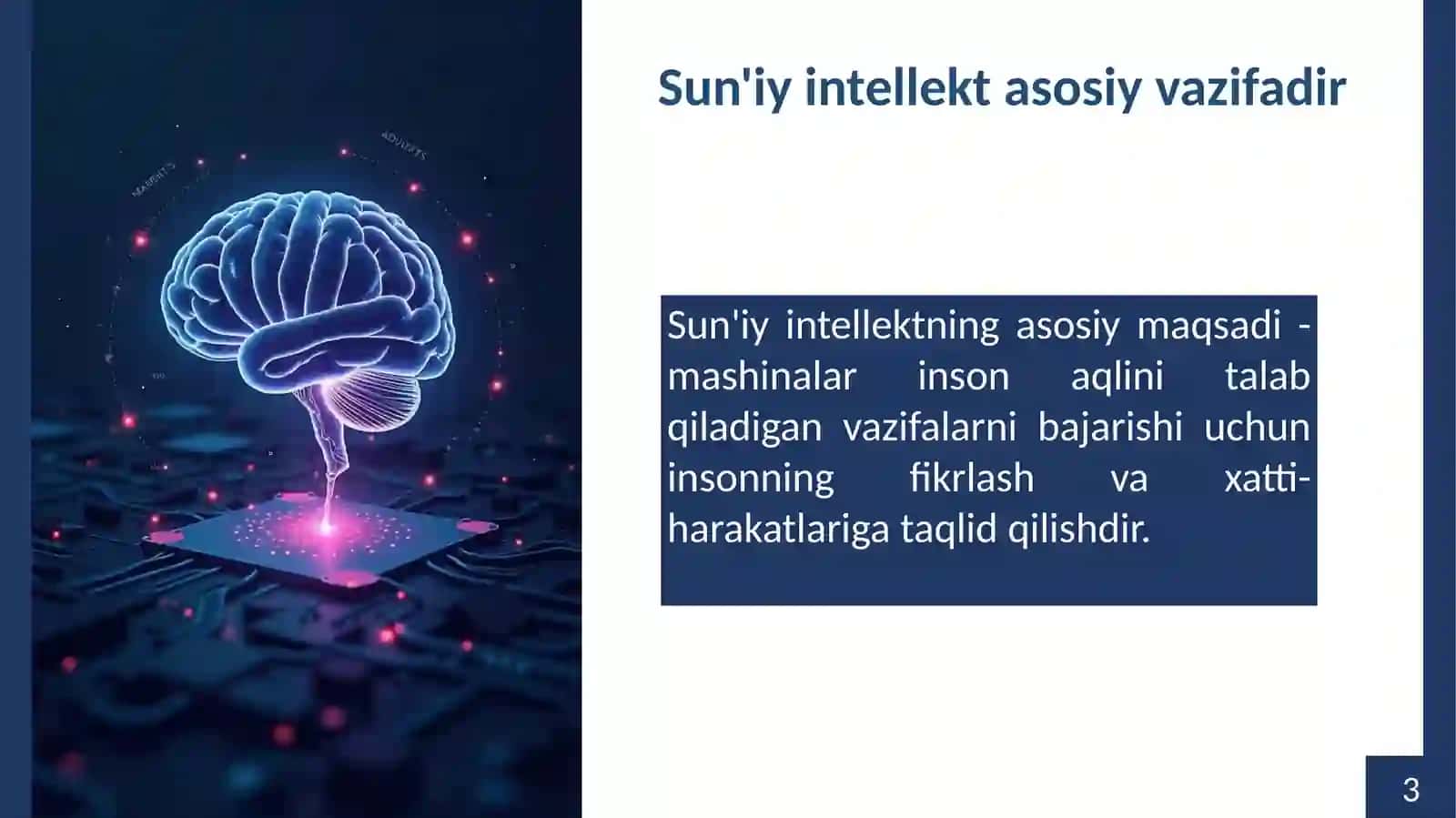 SUN’IY INTELLEKTeja 3