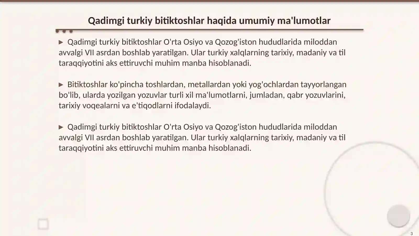 Qadimgi turkiy bitiktoshlar 3