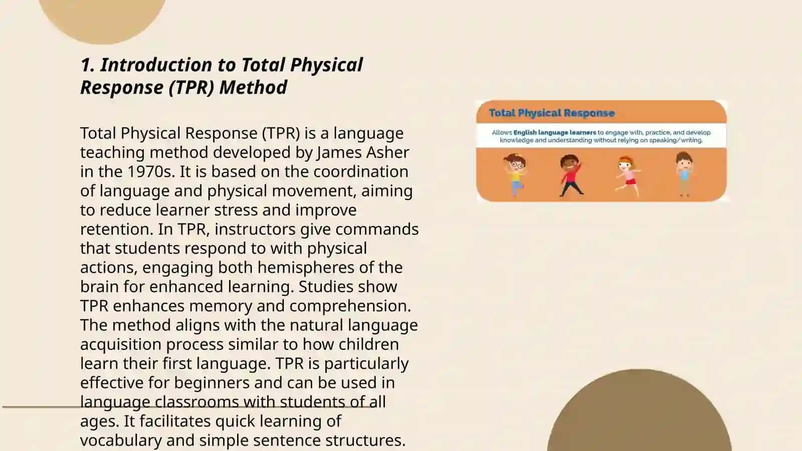 Total Physical Response (TPR) Method in Improving English Vocabulary Acquisition of 5-6 Available Years Old Children 3