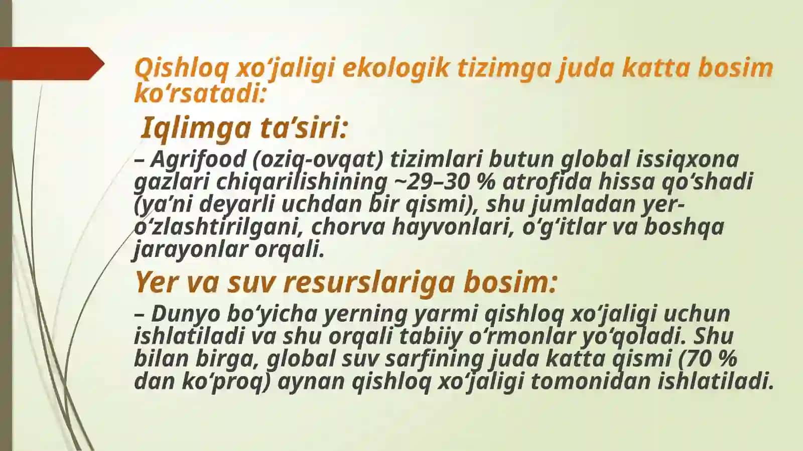 Sayyoramiz kelajak ekologik holati 3
