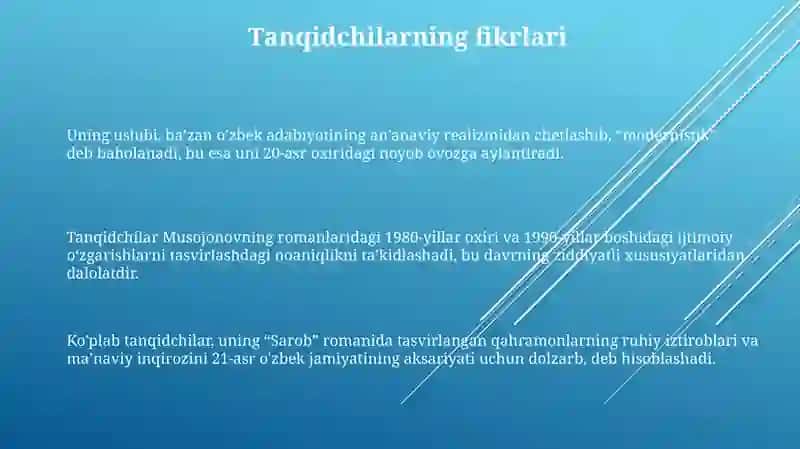 FARHOD MUSOJONOV HAYOTI IJODI 3