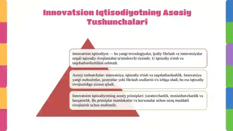 Innovatsion iqtisodiyotni rivojlantirish omillari 3