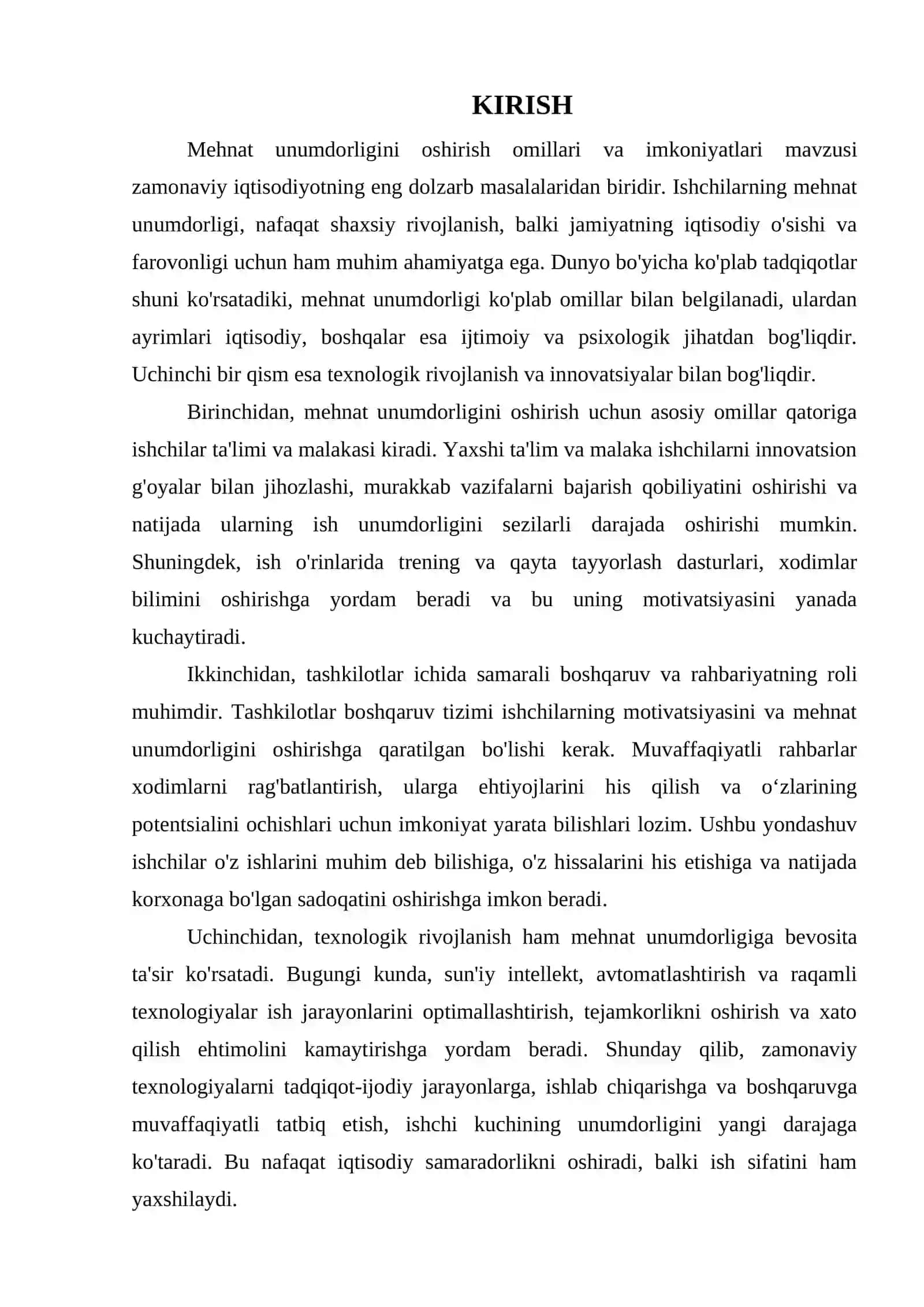 MEHNAT UNUMDORLIGINI OSHIRISH OMILLARI VA IMKONIYATLARI 3