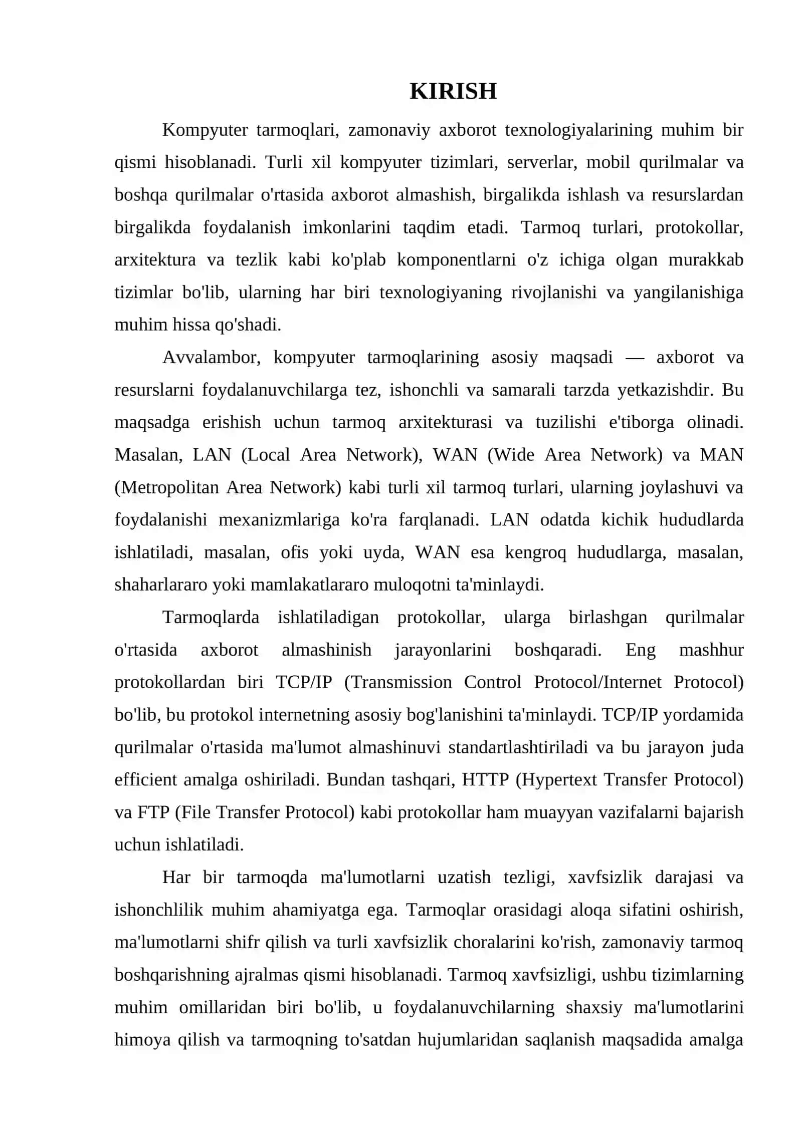 KOMPYUTER TARMOQLARI 3