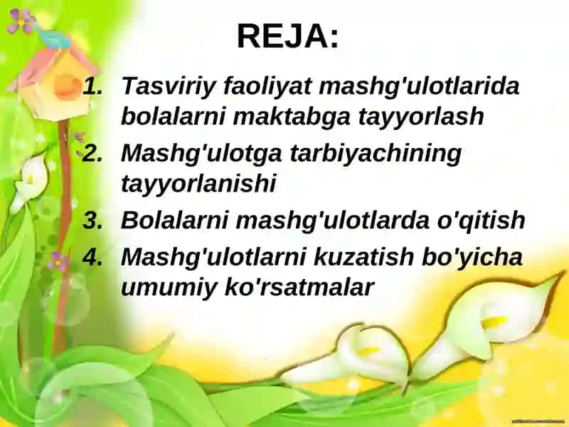 Tasviriy faoliyat mashg'ulotlarida bolalarni maktabga tayyorlash 3