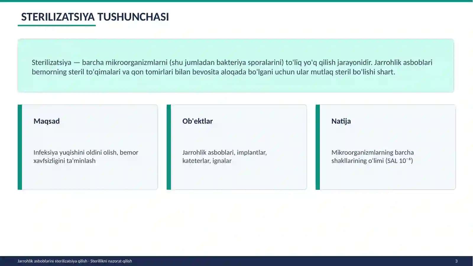 JARROHLIK ASBOBLARINI STERILIZATSIYA QILISH USULLARI 3
