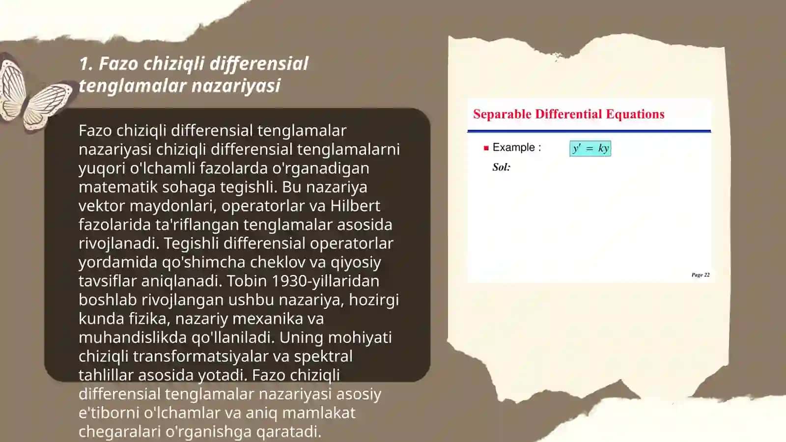 Fazo chiziqli differensial tenglamalar nazariyasi 3