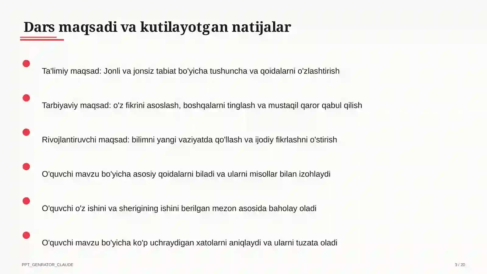 Jonli va jonsiz tabiat (2-sinf) 3