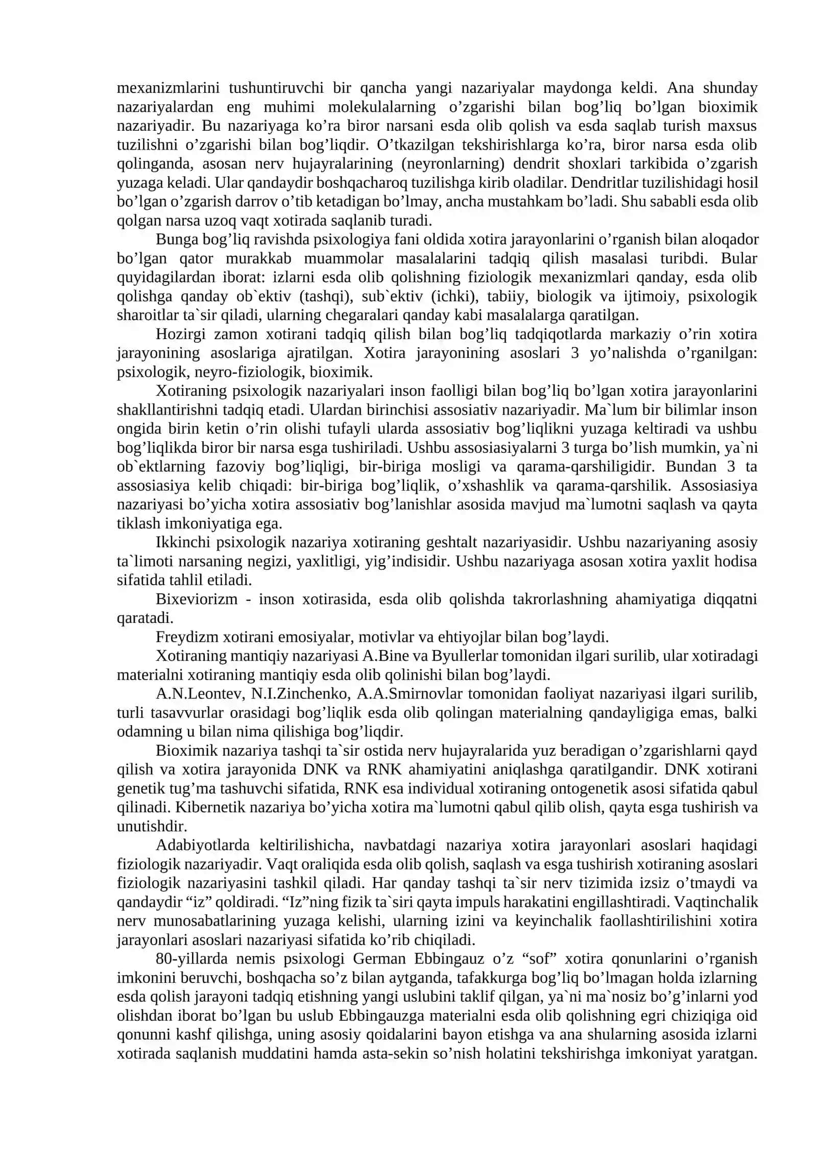 4-mavzu. Xotira. Xayol. Tafakkur. Intellekt va kreativlik 3