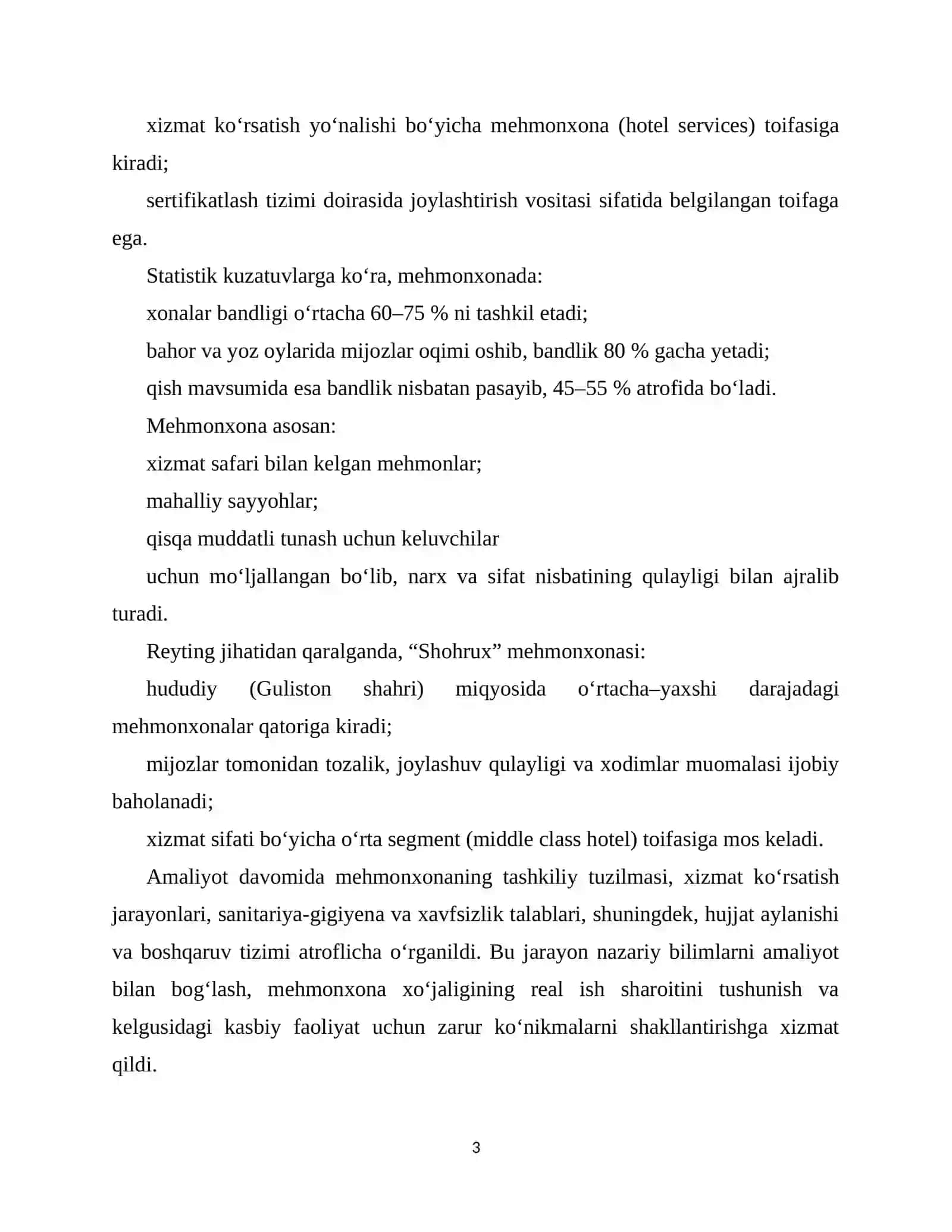 Shohrux Mehmonxonasining Umumiy Faoliyati 3