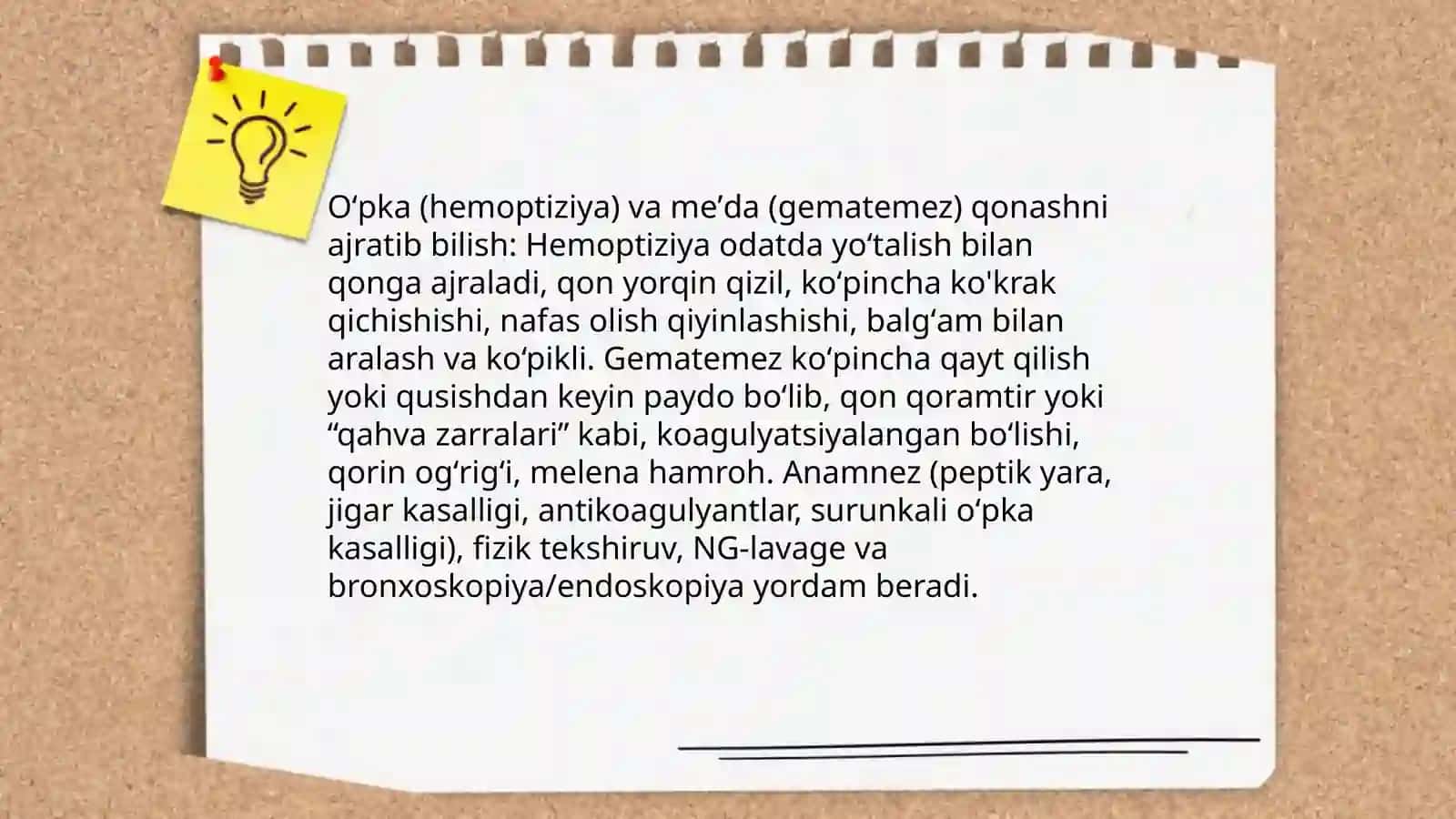 Oʻpka va meʼdadan qon ketganda birinchi tibbiy yordam 3