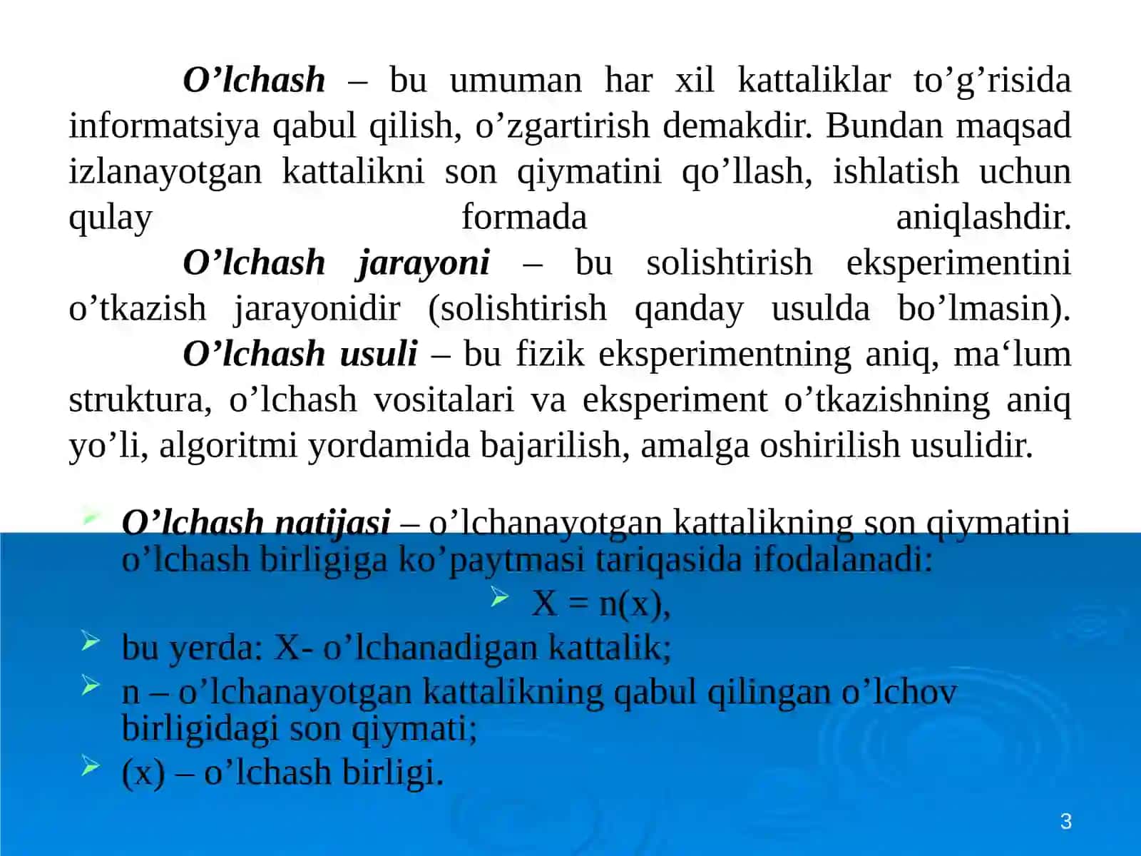 O‘lchashusullarivavositalari 3