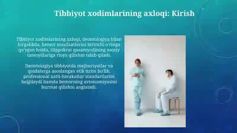 Tibbiyot xodimining etikasi va diantologiyasi 3
