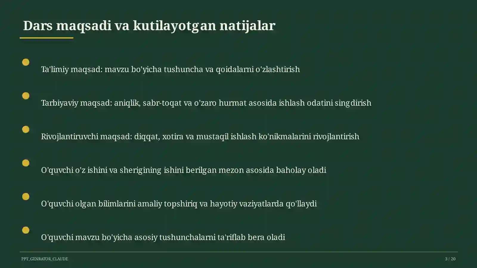 Ishlab chiqarish texnologiyalari va avtomatlashtirish (10-sinf) 3
