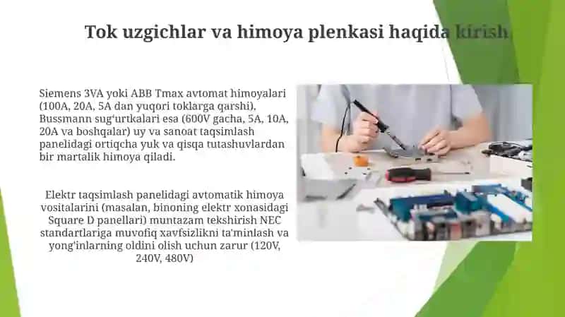Avtomatik viklyuchatellar va saqlagichlarni sinash 3