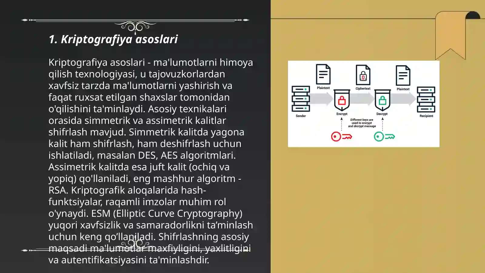 Kriptografiya asoslari 3