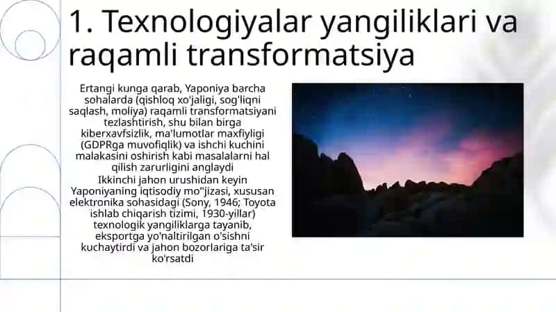 Yaponiya davlatning menejmenti sohasidagi islohotlar 3