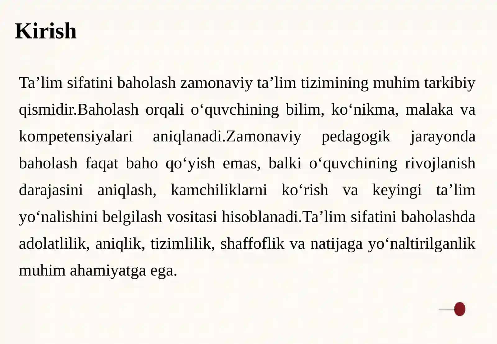 Ta’lim sifatini baholashning zamonaviy dashuvlari va mezonlari 3