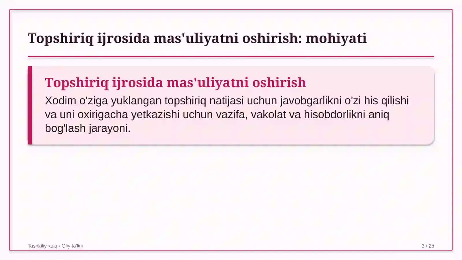 Alkogolsiz ichimliklar ishlab chiqarishda topshiriqni bajarishda mas'uliyatni oshirish 3