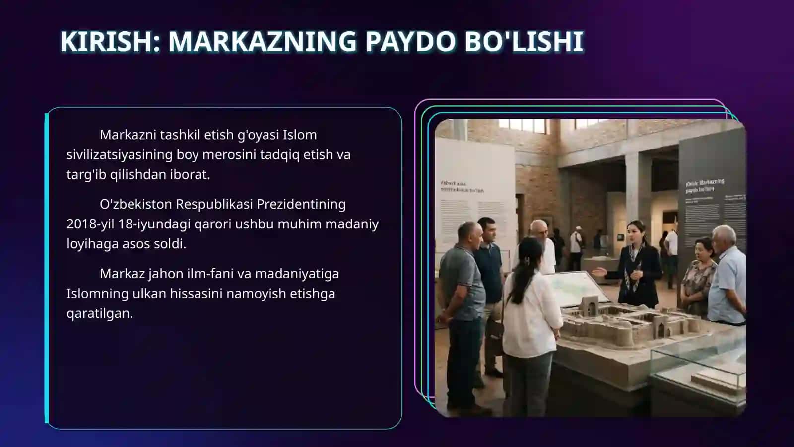 Toshkentdagi Islom Sivilizatsiyasi Markazi muzeyi 3