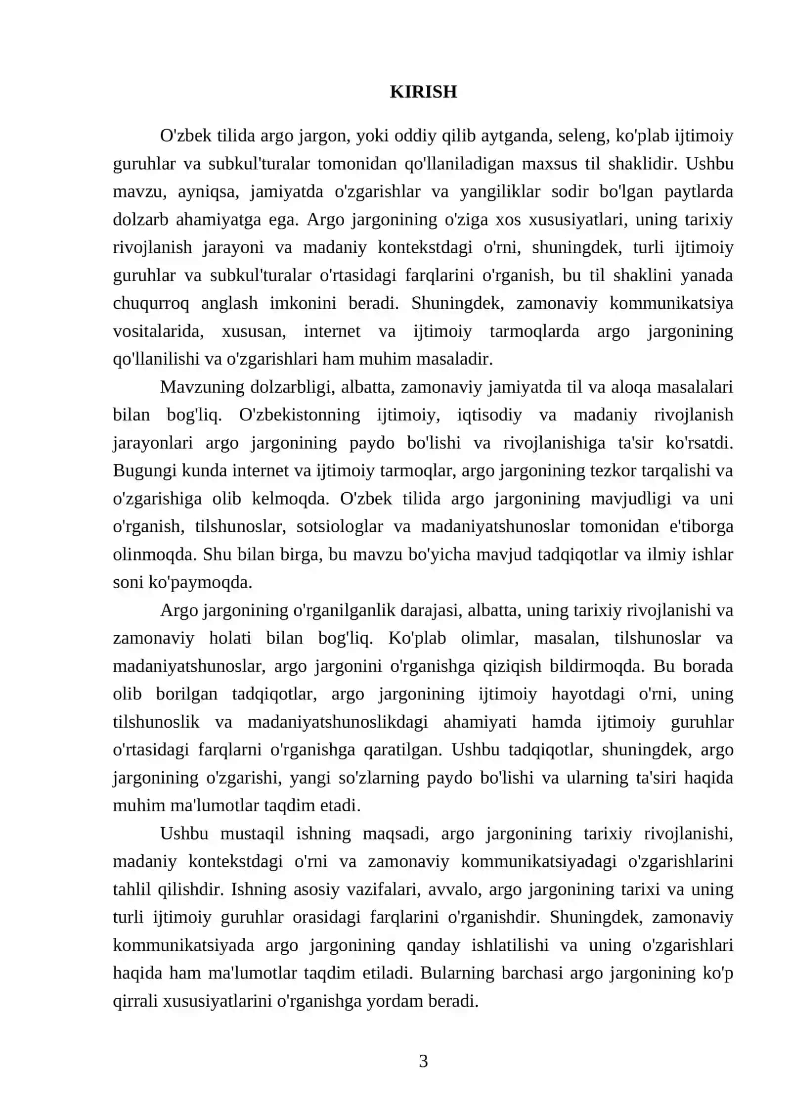 Argo jargon seleng 3