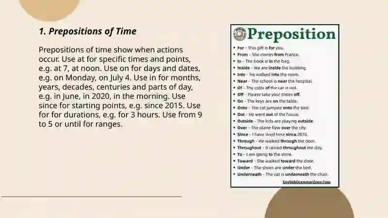 Prepositions 3
